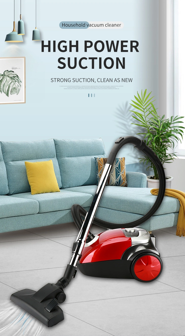 Washable Bag Filter 2000W Canister Vacuum Cleaner for Carpet