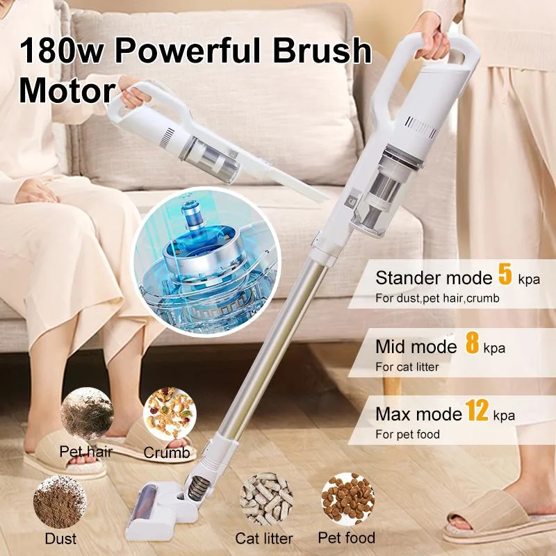 180W Wireless Handheld Portable Bagless Mini Cyclone Aspirateur Aspiradora Stick Cordless Vacuum Cleaner for Carpet and Floor